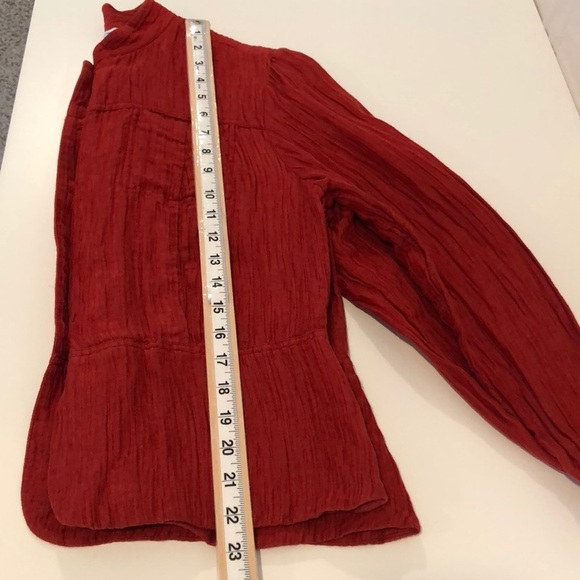 Coldwater Creek Shirt Jacket Silk Linen Blend Medium - Picture 6 of 8